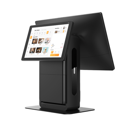 Sistema POS da Scrivania Intelligente C2 con Doppio Display Android 13 | Vansenz